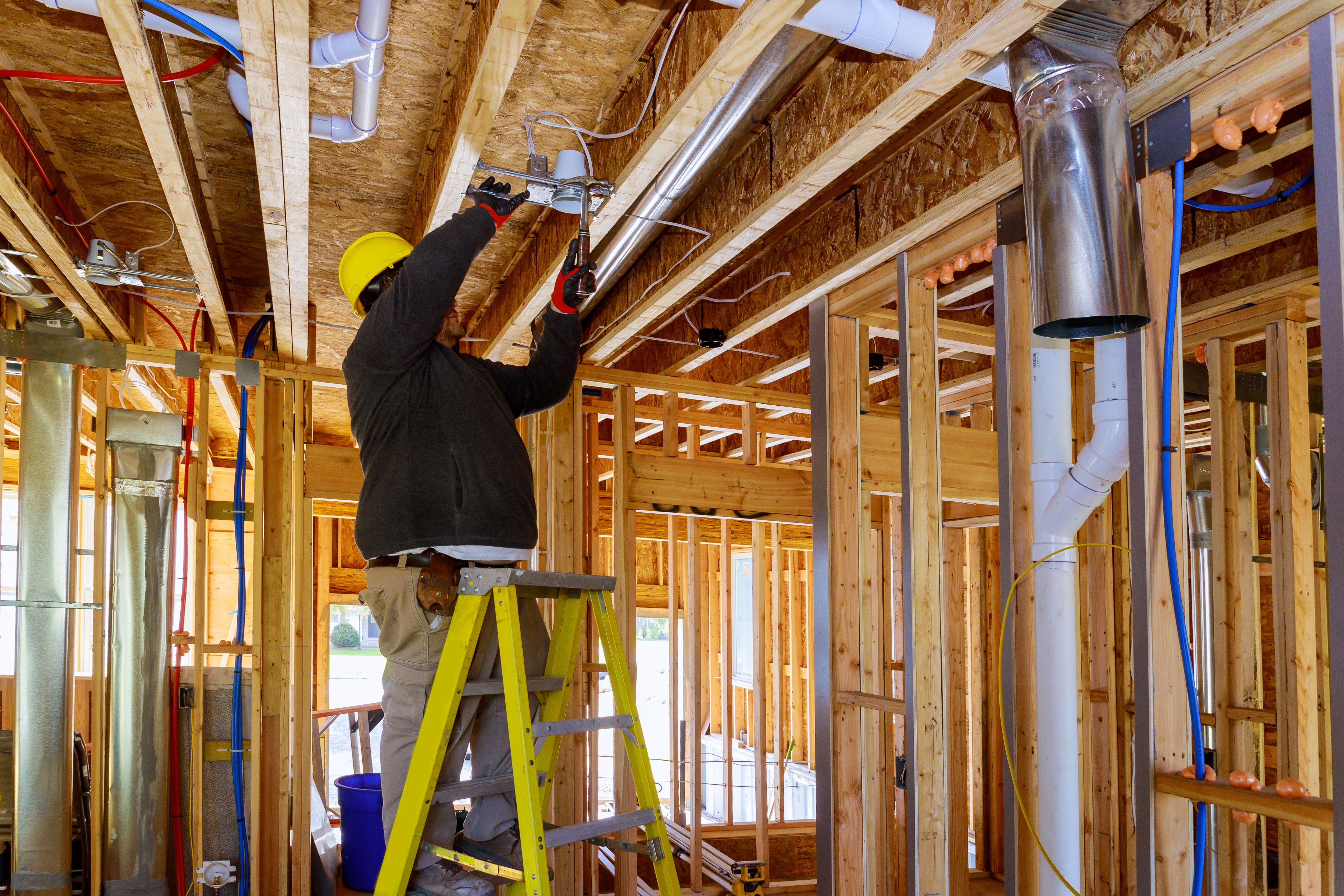 HVAC installation work